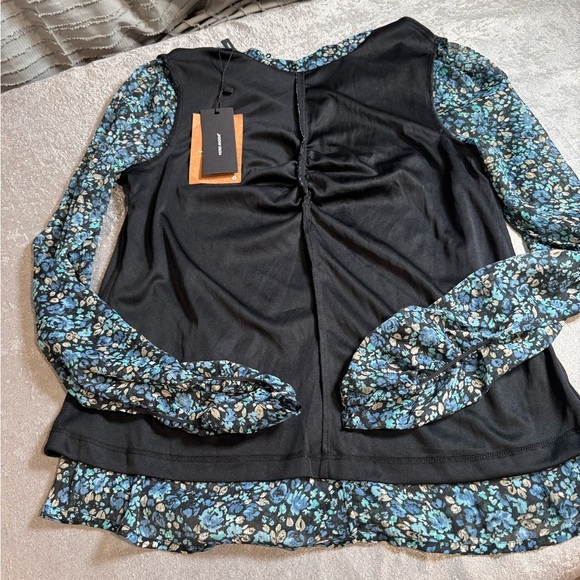 Vero Moda Blue Long Sleeve Top - Picture 6 of 8